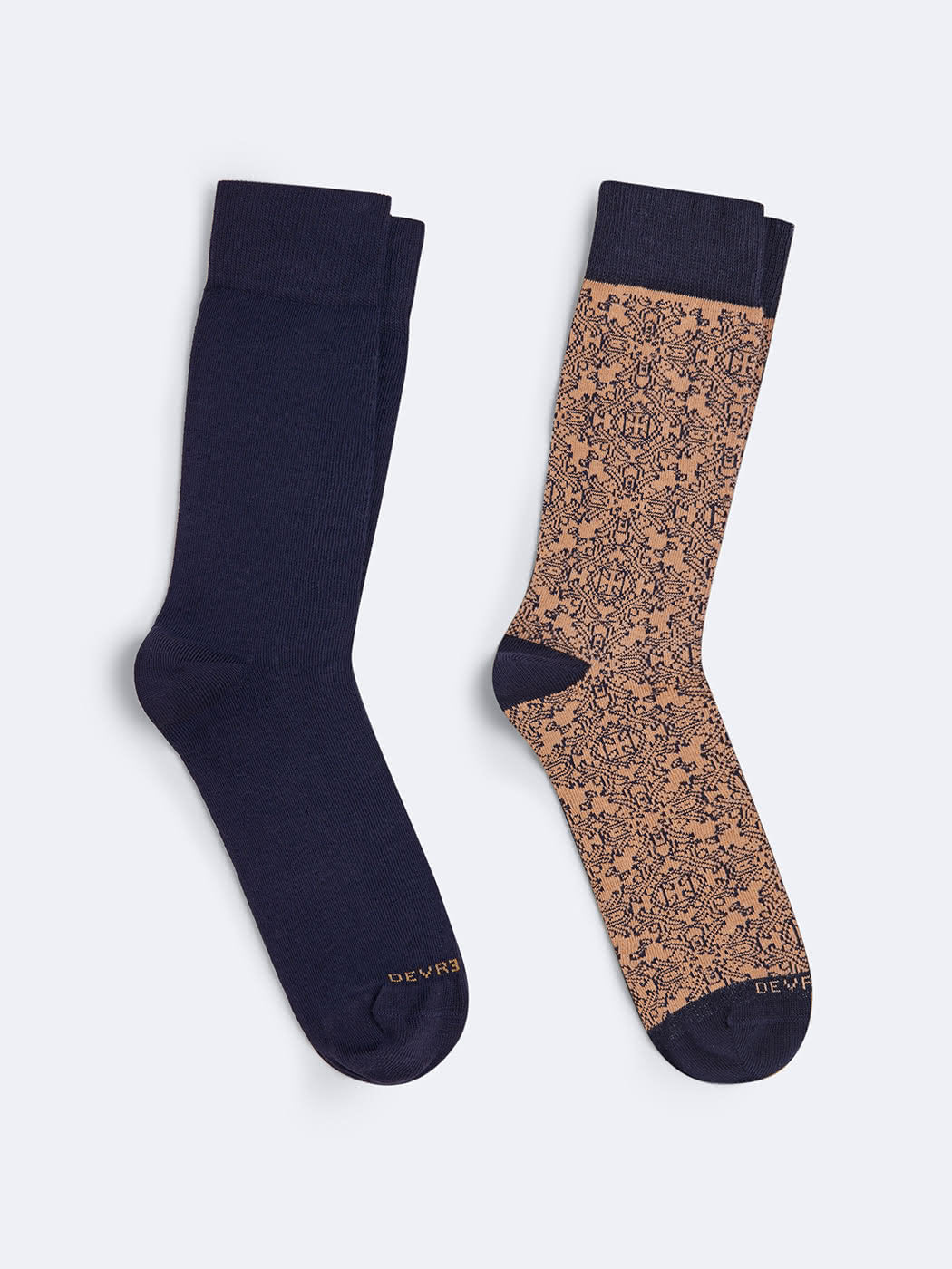 Chaussettes fantaisie en coton bio - DEVRED 1902