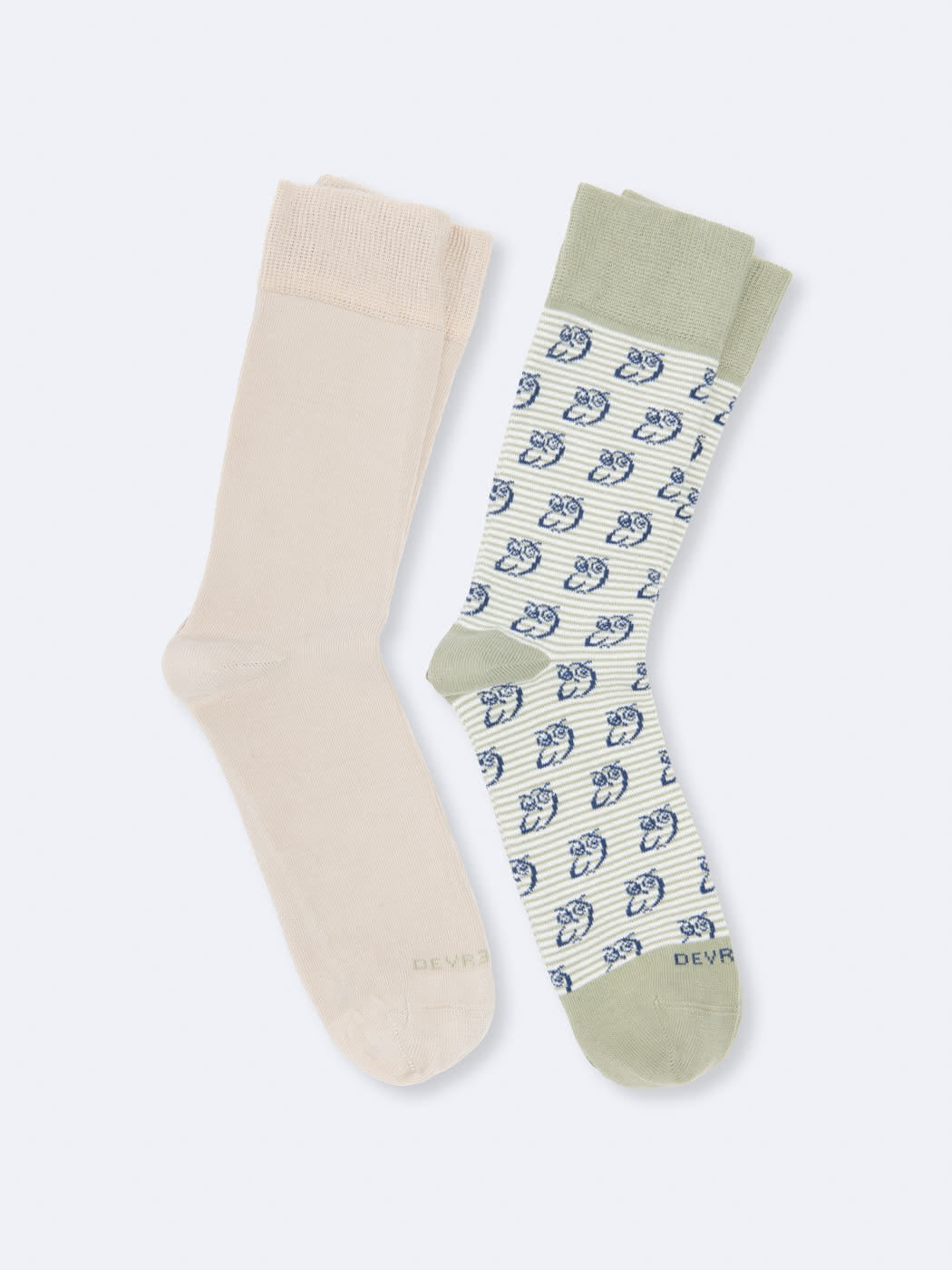 Chaussettes à motifs en coton biologique - DEVRED 1902