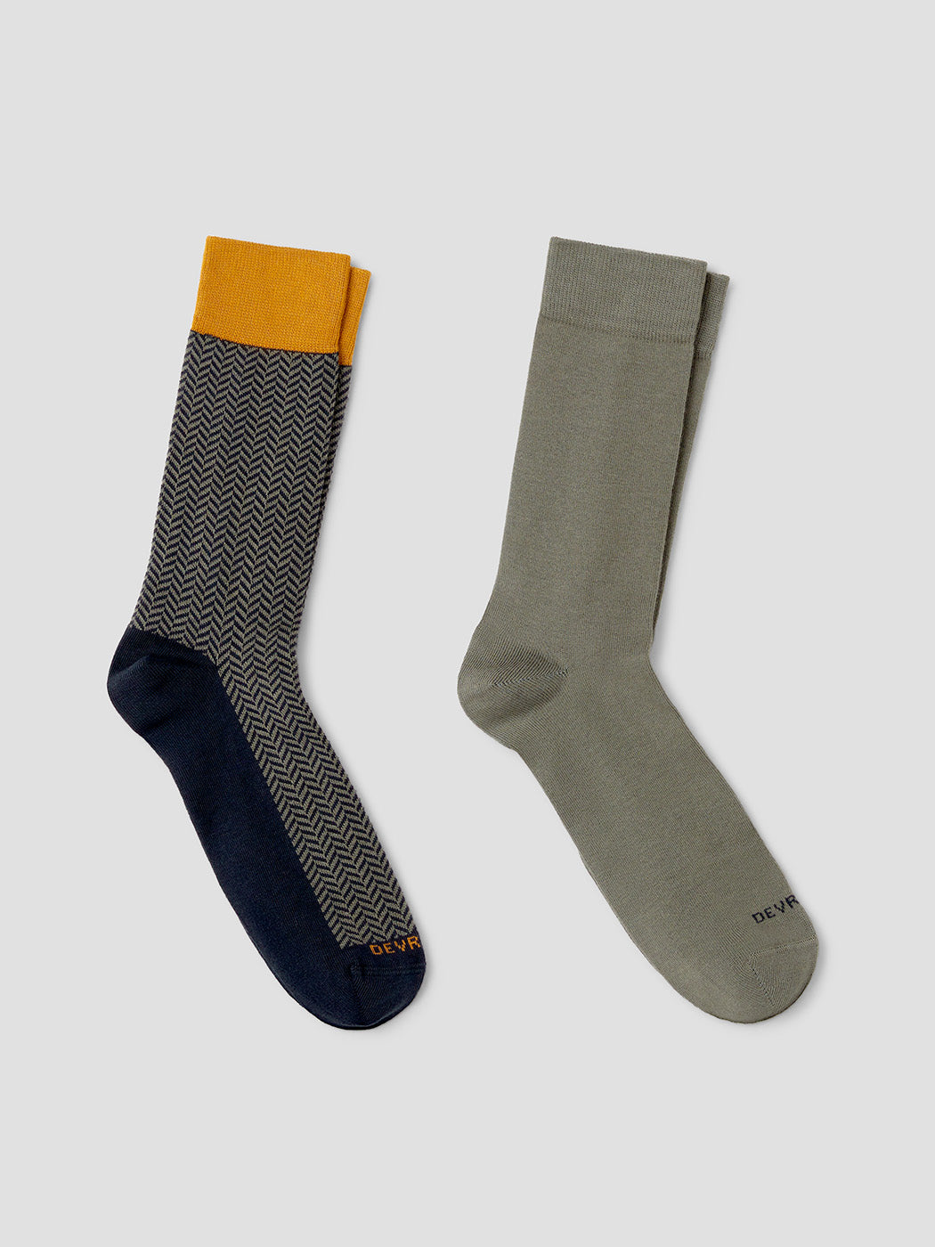 Lot de chaussettes fantaisie bicolore - DEVRED 1902