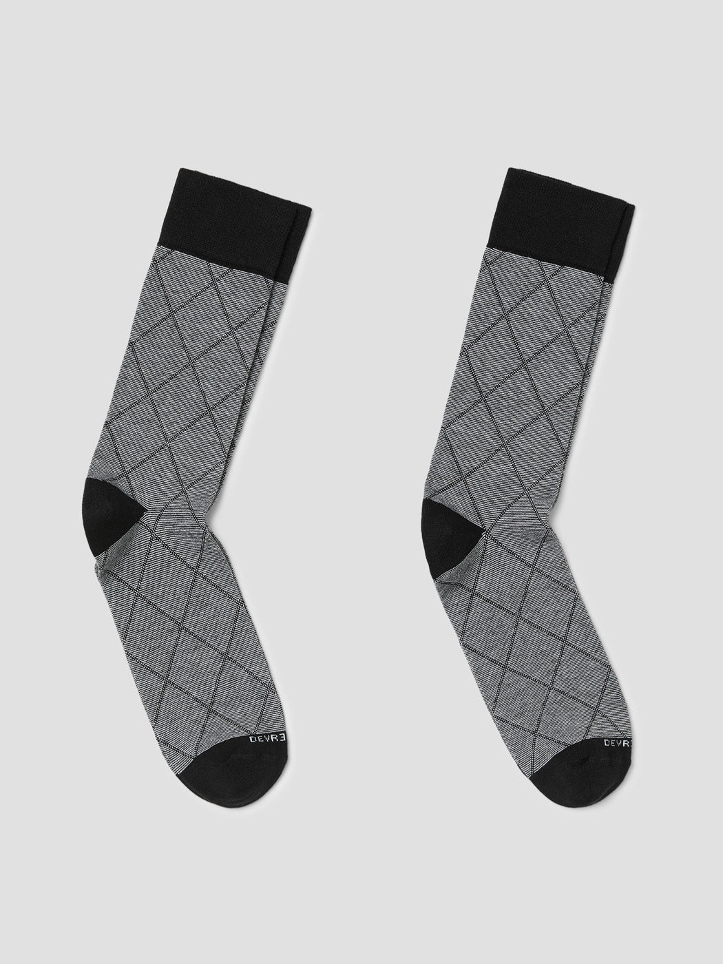 Lot de chaussettes fantaisie bicolore