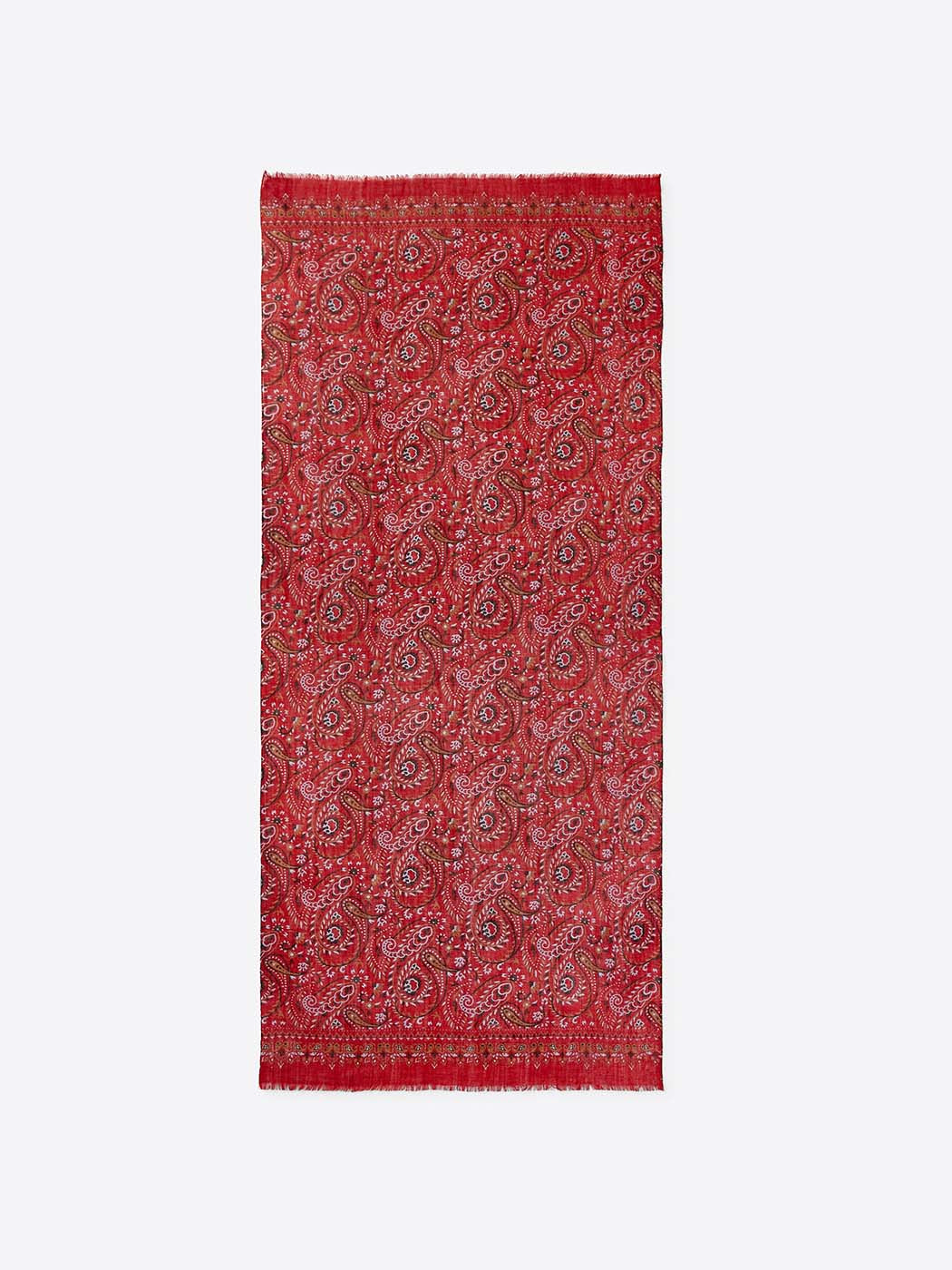 Echarpe en laine motif cachemire - DEVRED 1902