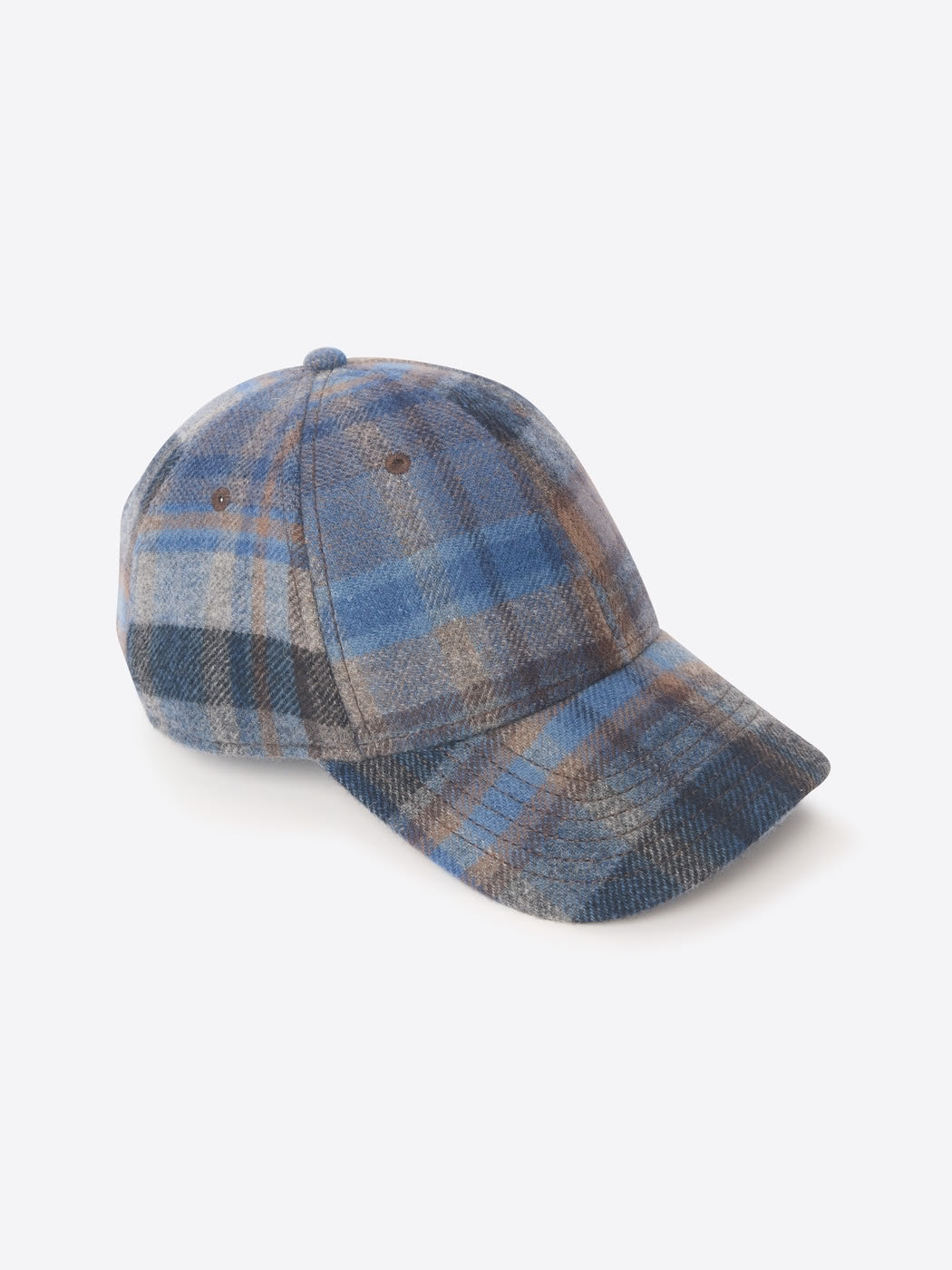 Casquette baseball en laine à carreaux - DEVRED 1902