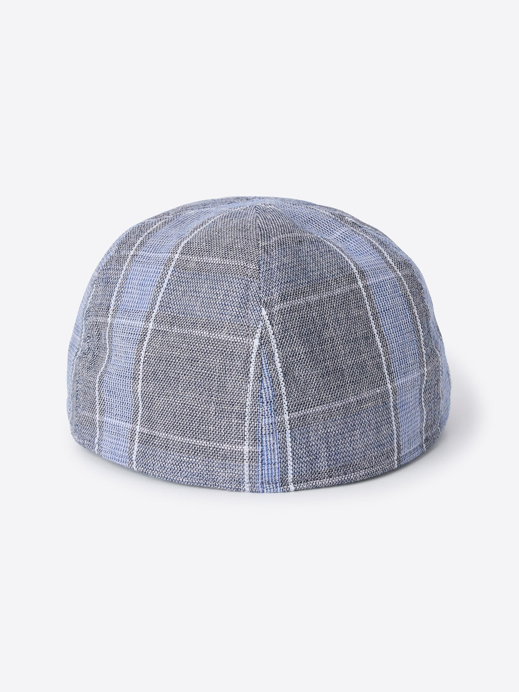 Casquette plate en lin à carreaux - DEVRED 1902