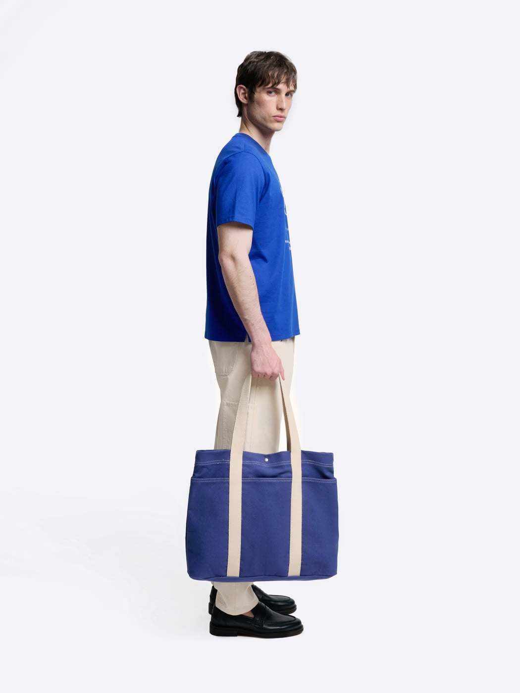 Tote bag en toile bicolore - L'atelier - DEVRED 1902