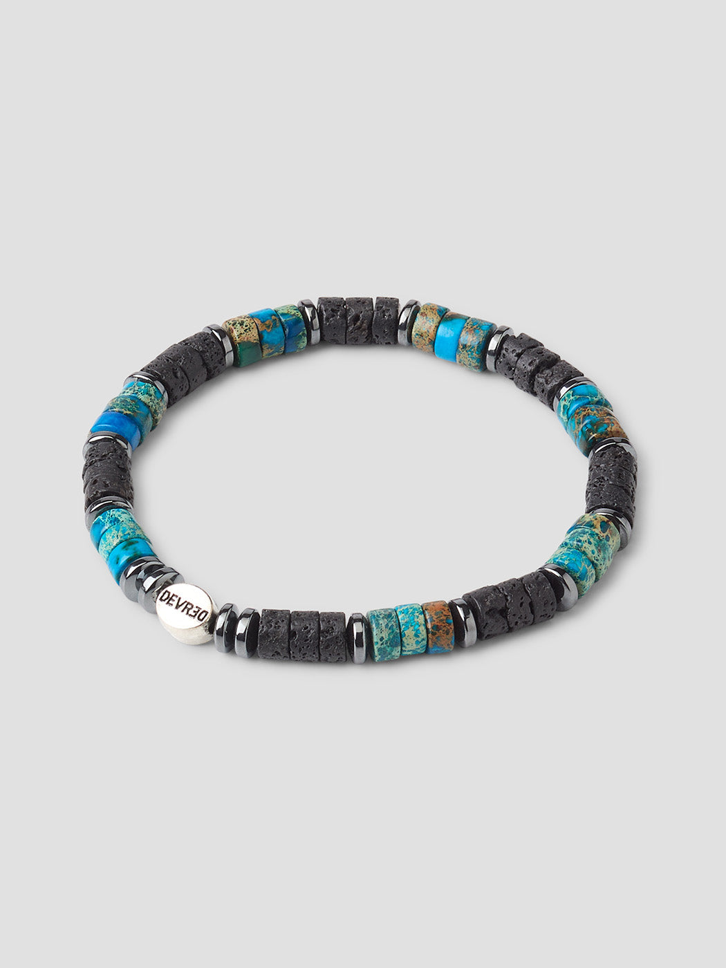 Bracelet en perles de bois bicolore - DEVRED 1902