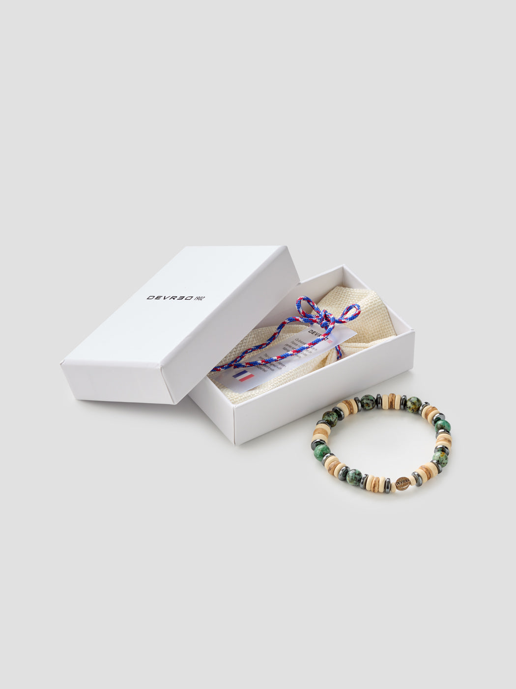 Bracelet en perles et bois - DEVRED 1902