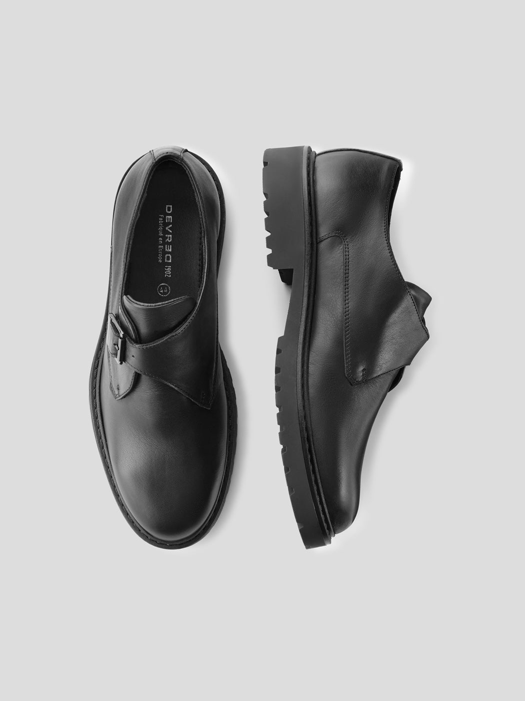 Derbies à boucle en cuir - DEVRED 1902