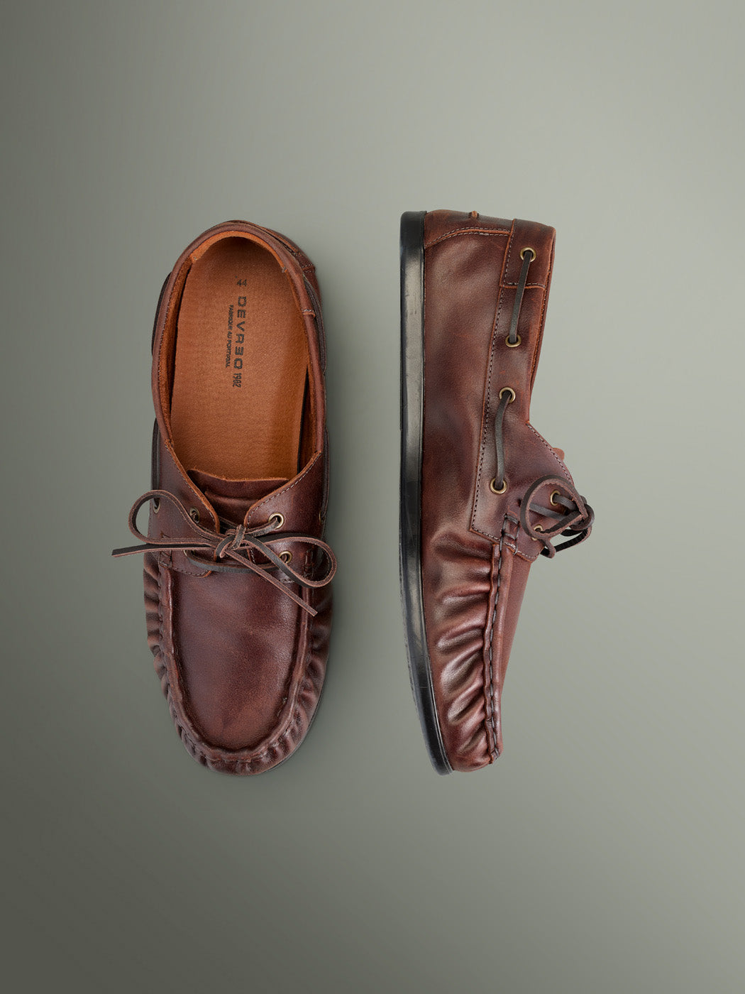 Chaussures bateau en cuir - DEVRED 1902