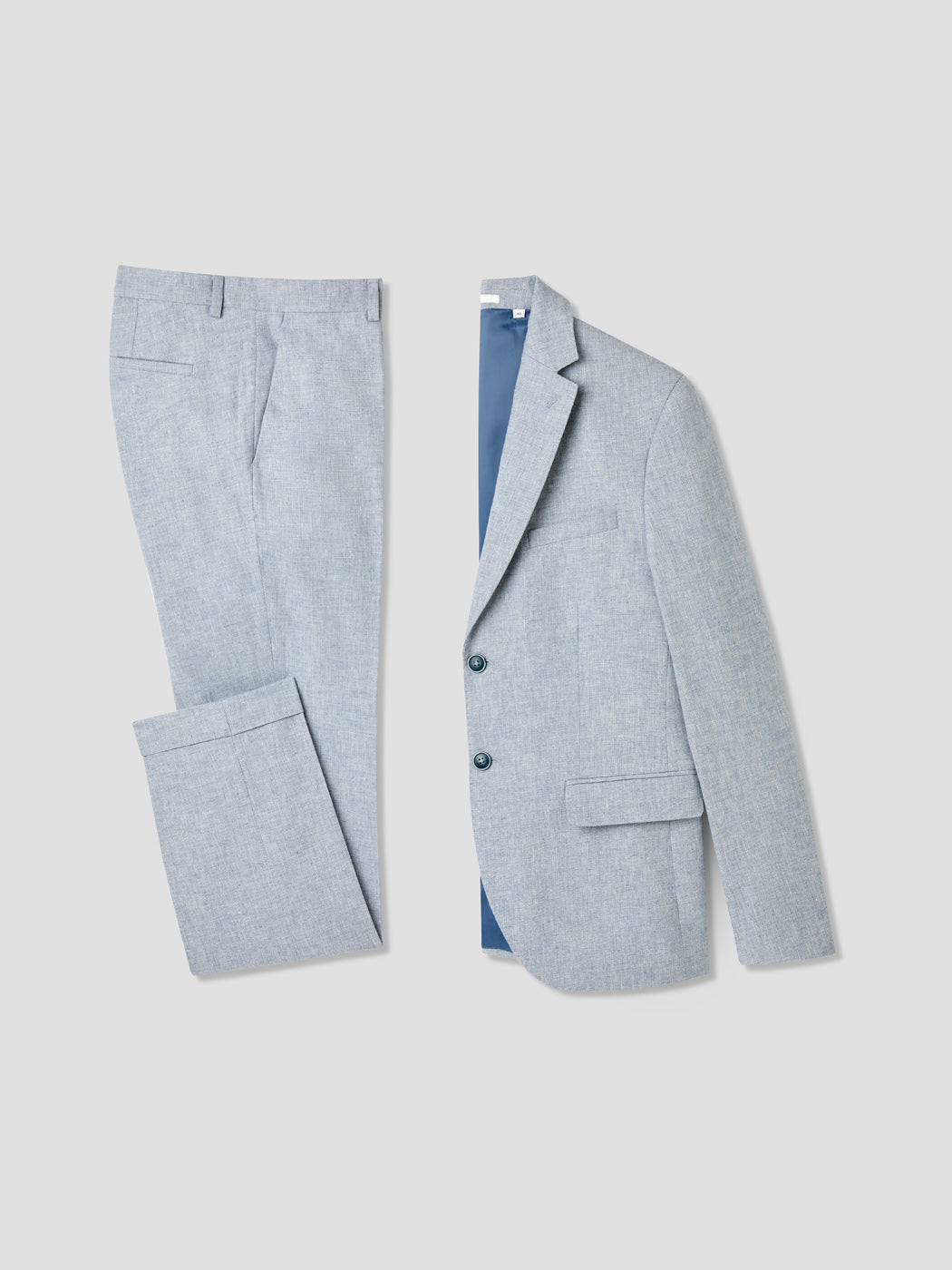 Veste de costume slim en coton lin - DEVRED 1902