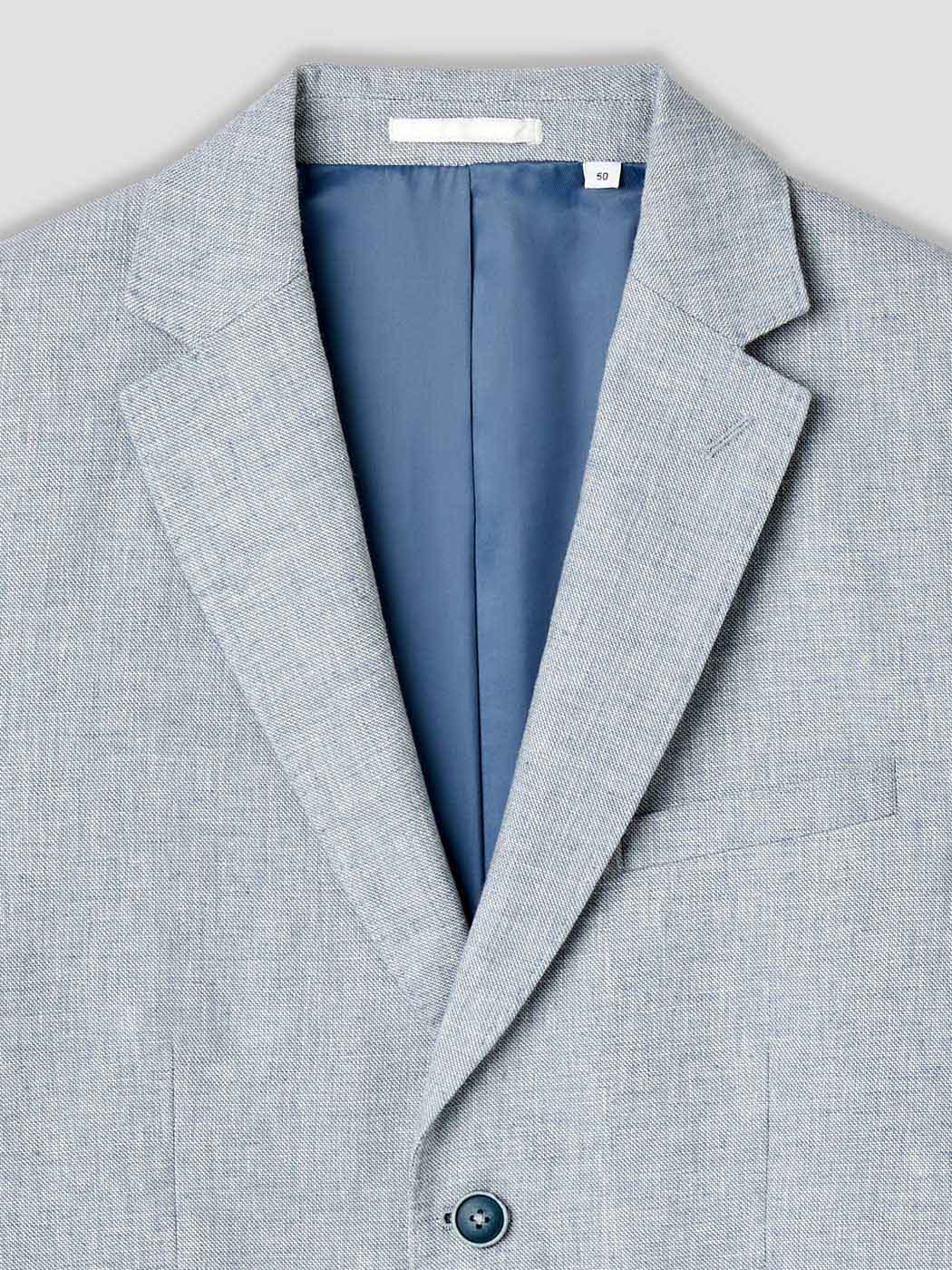 Veste de costume slim en coton lin - DEVRED 1902