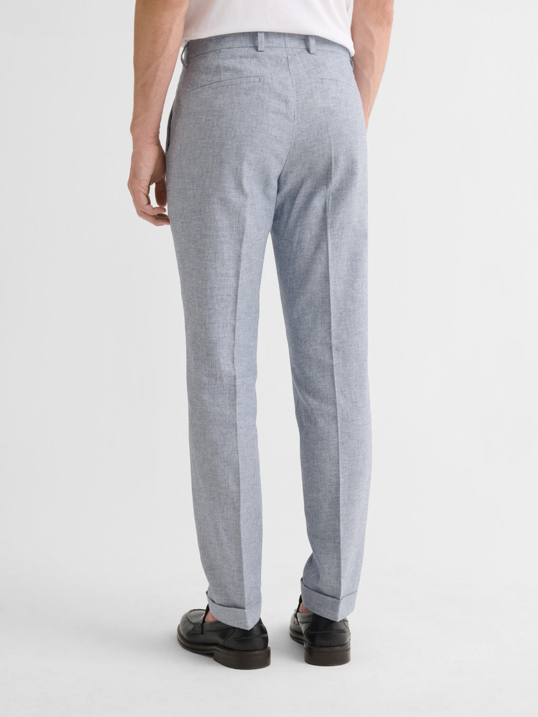 Pantalon de costume slim en coton lin - DEVRED 1902