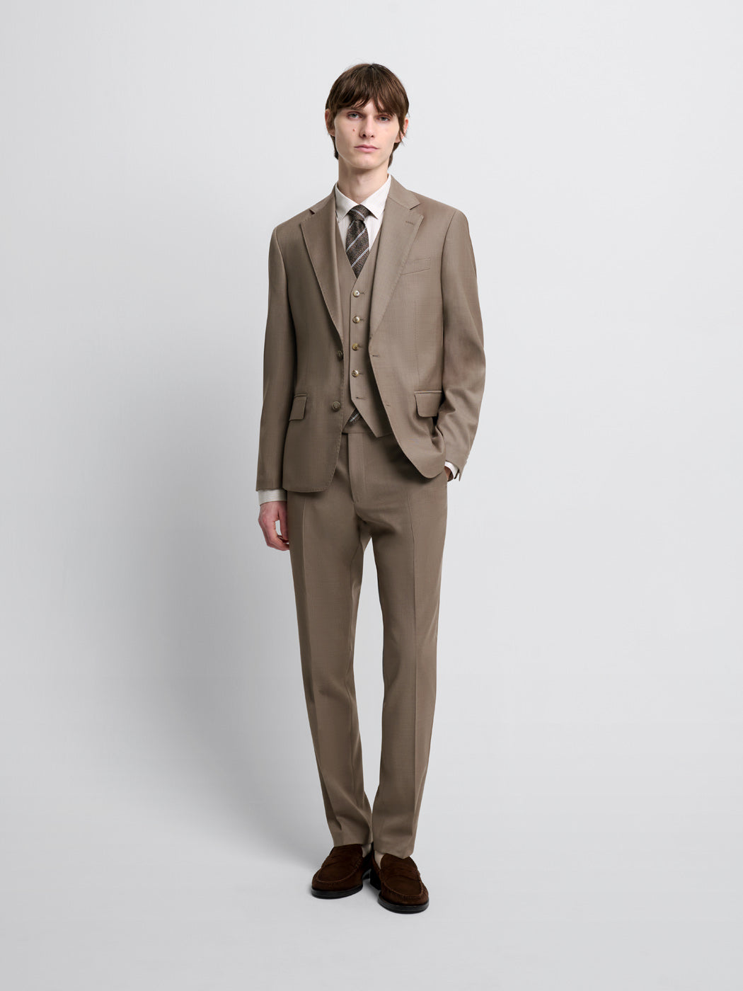 Pantalon de costume slim en laine - DEVRED 1902