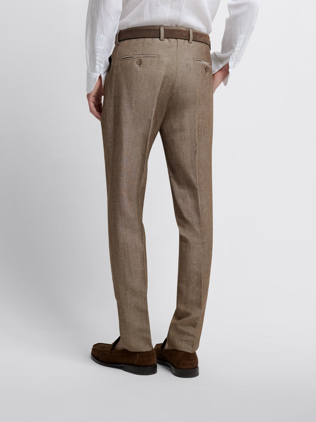 Costume 2 pièces slim premium marron clair en édition limitée