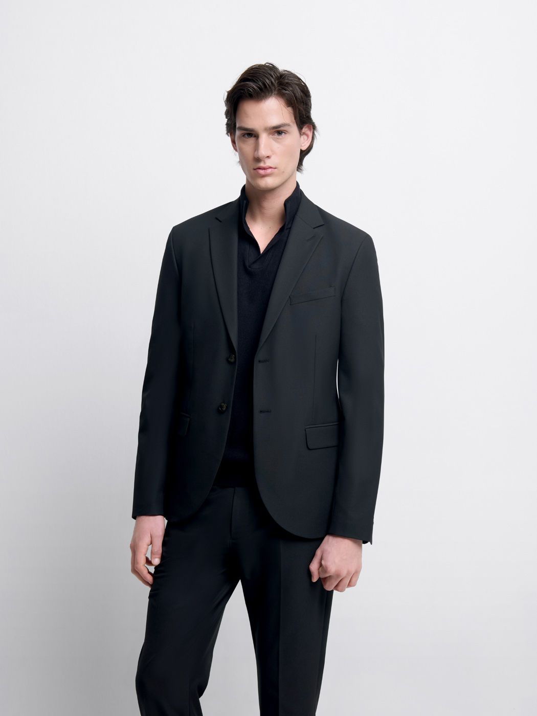 Costume 2 pièces slim bistretch noir