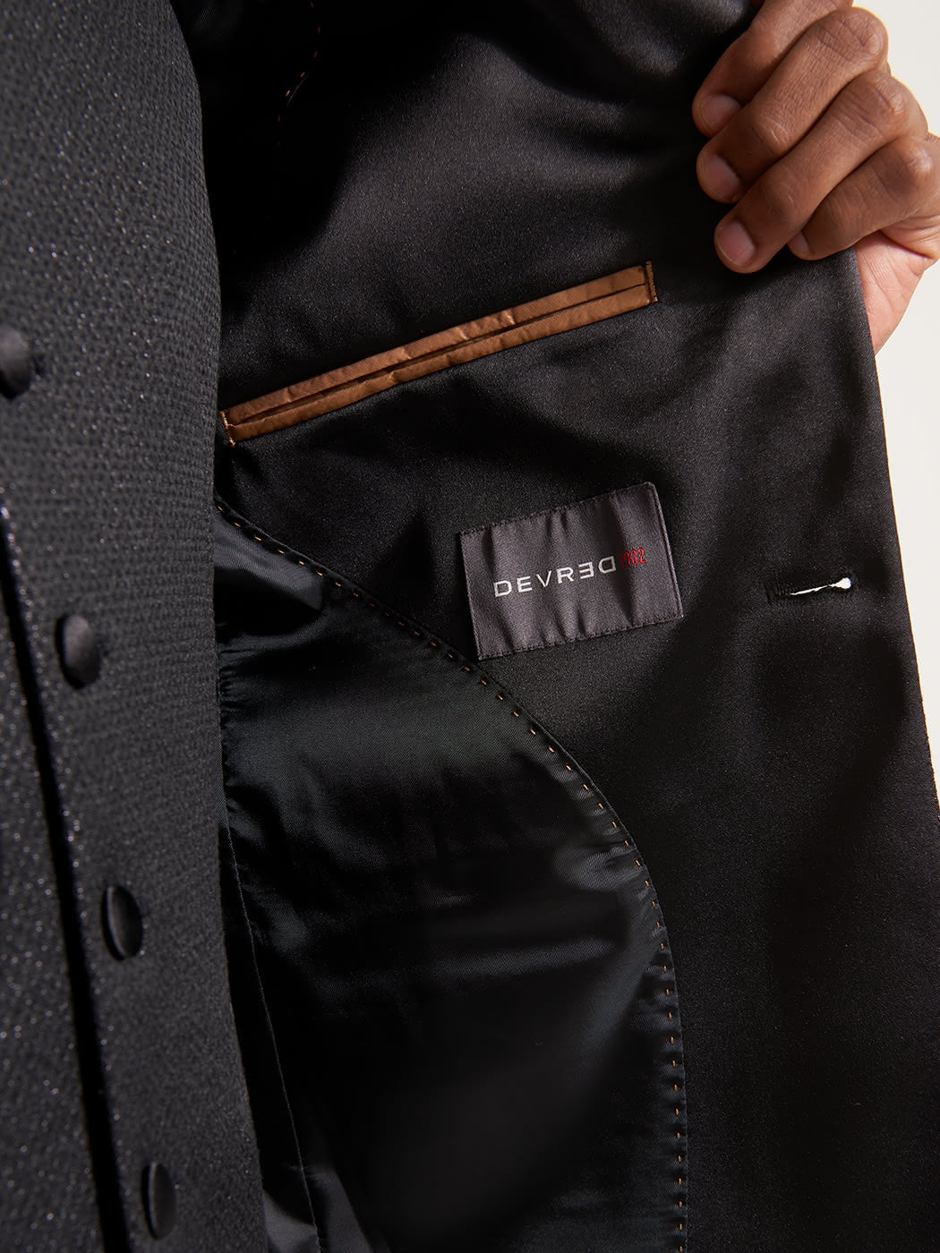 Veste coordonnable slim fantaisie - DEVRED 1902