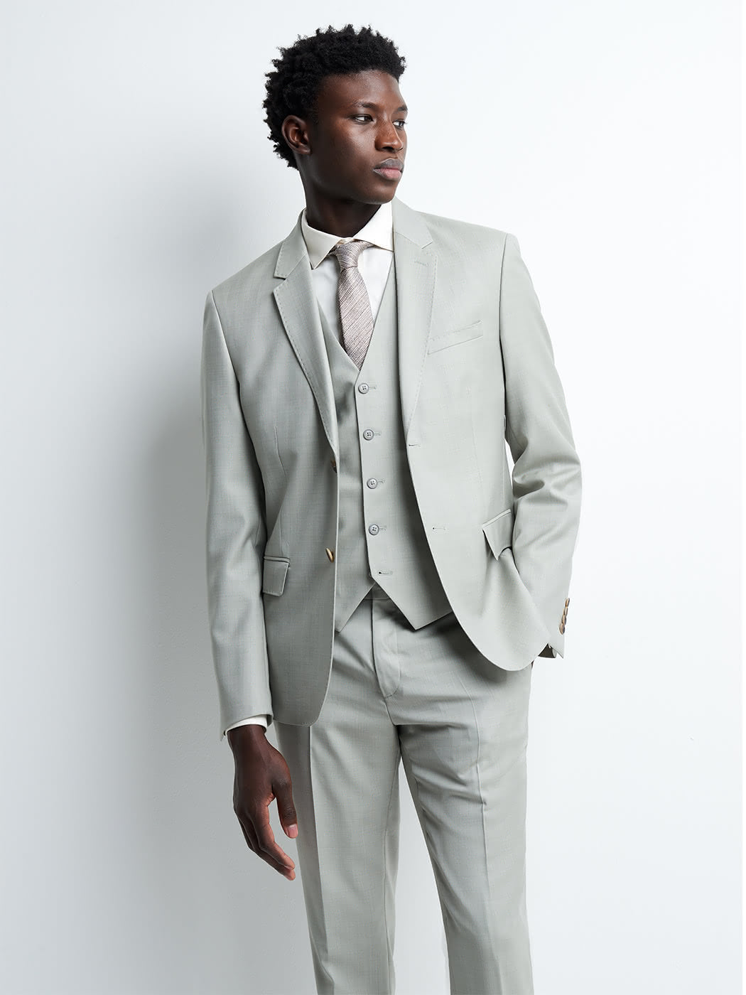 Veste coordonnable extraslim en laine - DEVRED 1902