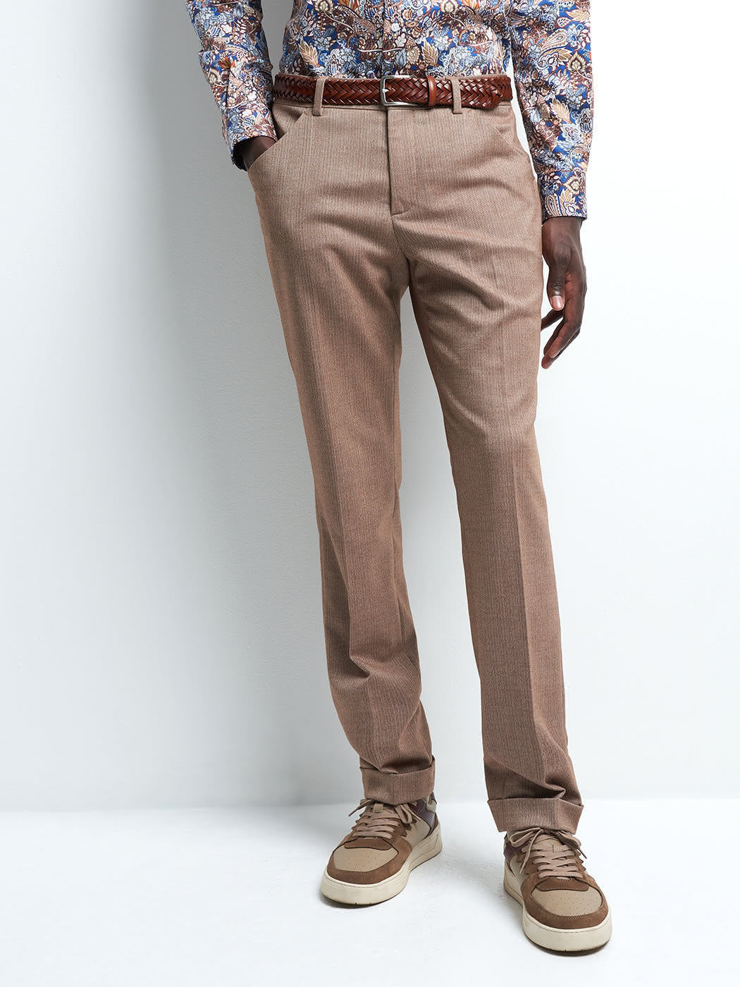 Pantalon coordonnable slim chevron - DEVRED 1902