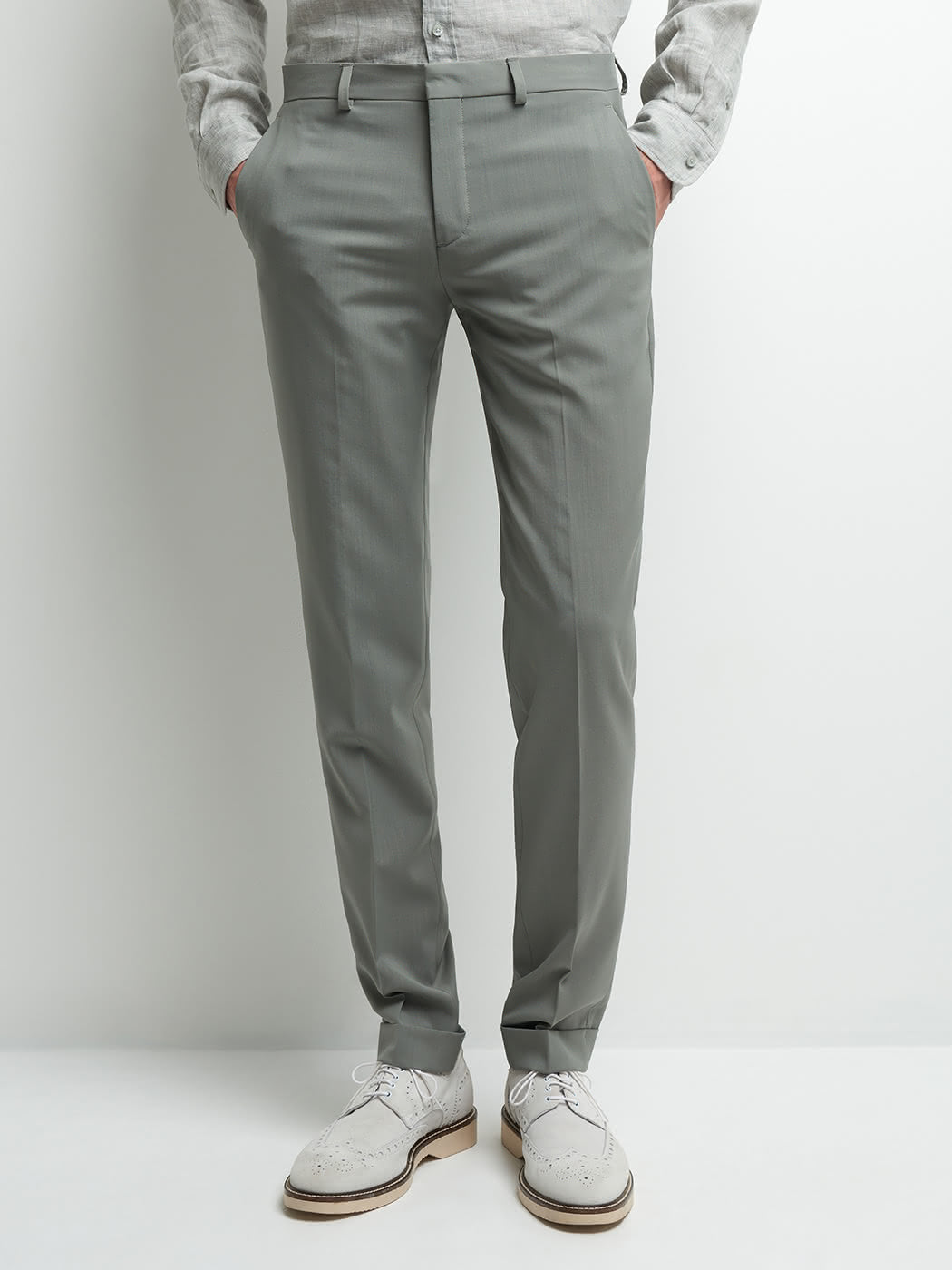 Pantalon coordonnable extraslim en laine - DEVRED 1902