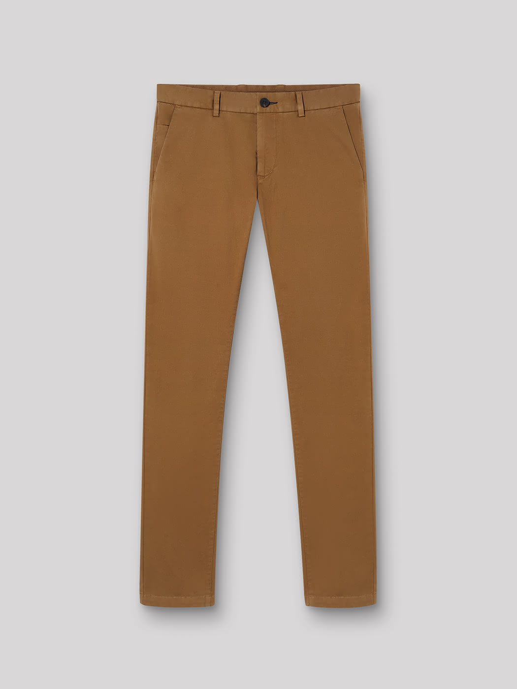 Chino slim en coton élasthane uni - DEVRED 1902