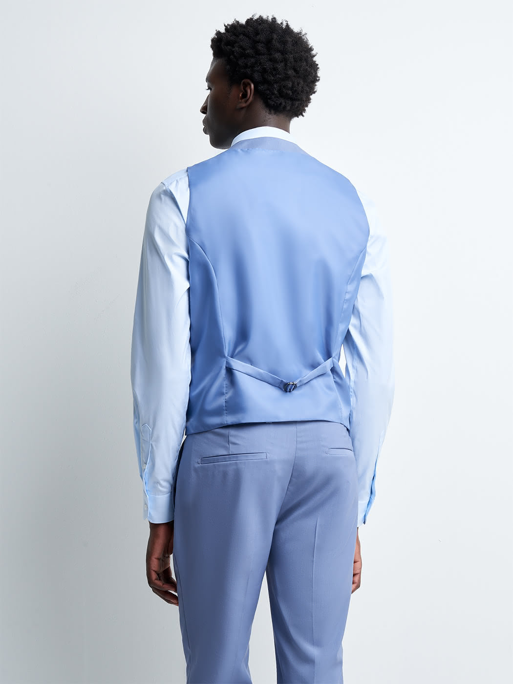 Gilet coordonnable en laine uni - DEVRED 1902