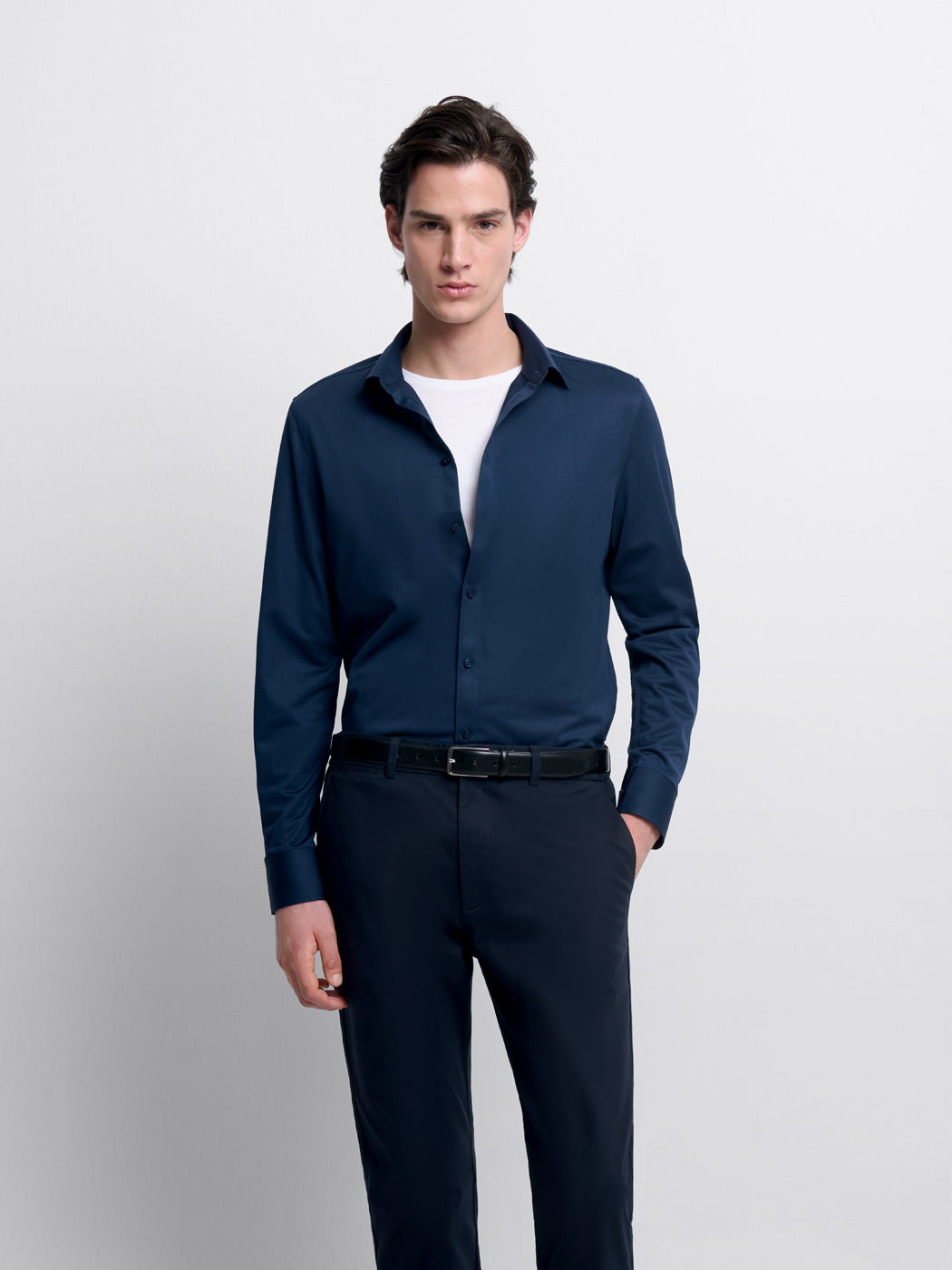 Chemise extraslim tissu traveler - DEVRED 1902