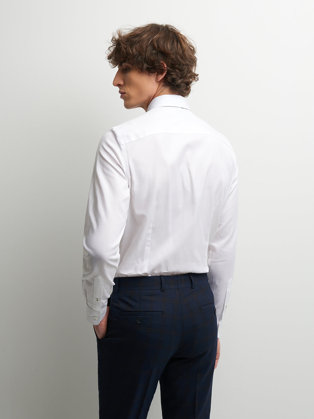 Chemise slim unie Induo - DEVRED 1902
