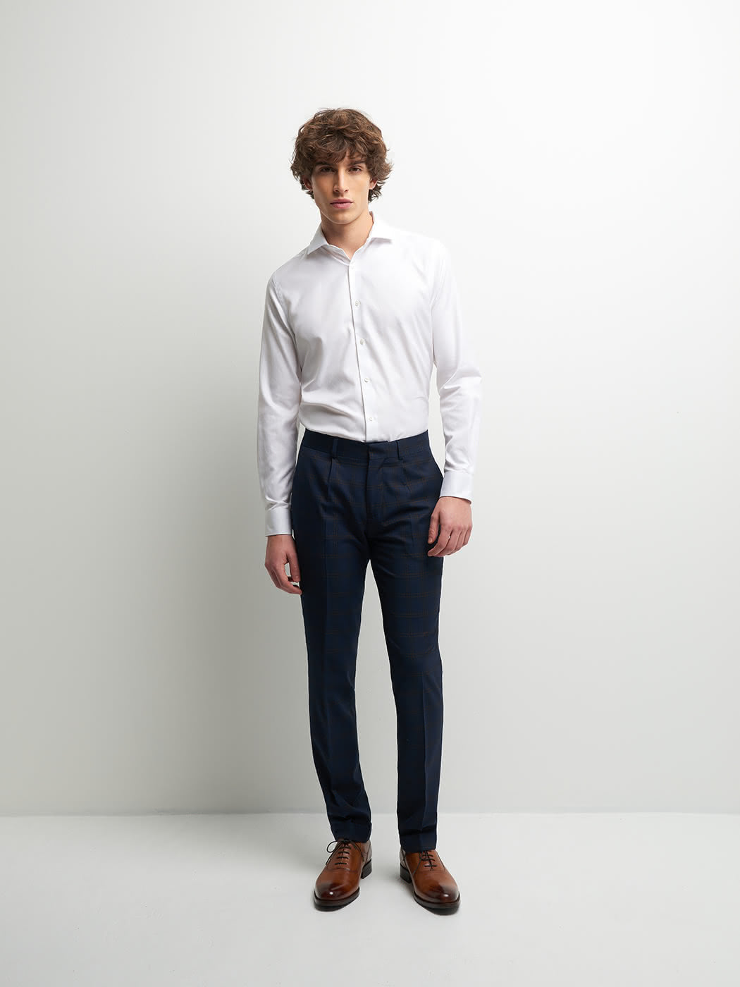 Chemise slim unie Induo - DEVRED 1902