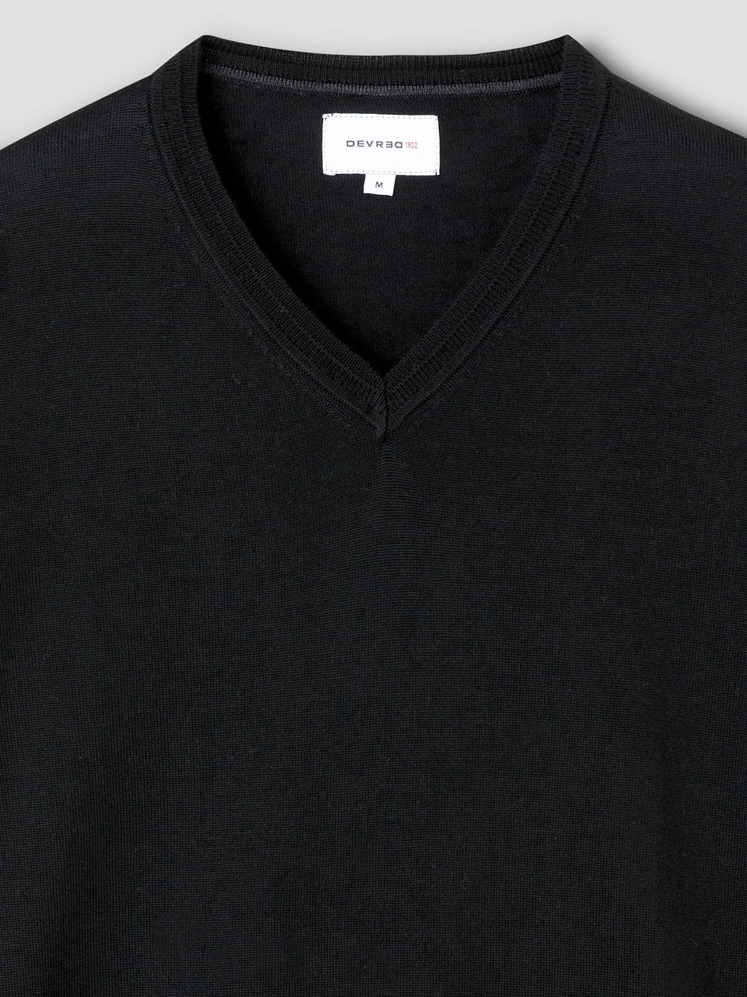 Pull col V en laine Mérinos - DEVRED 1902