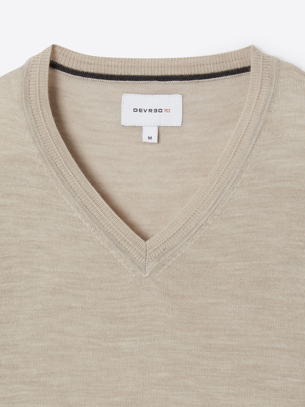 Pull col V en laine Mérinos