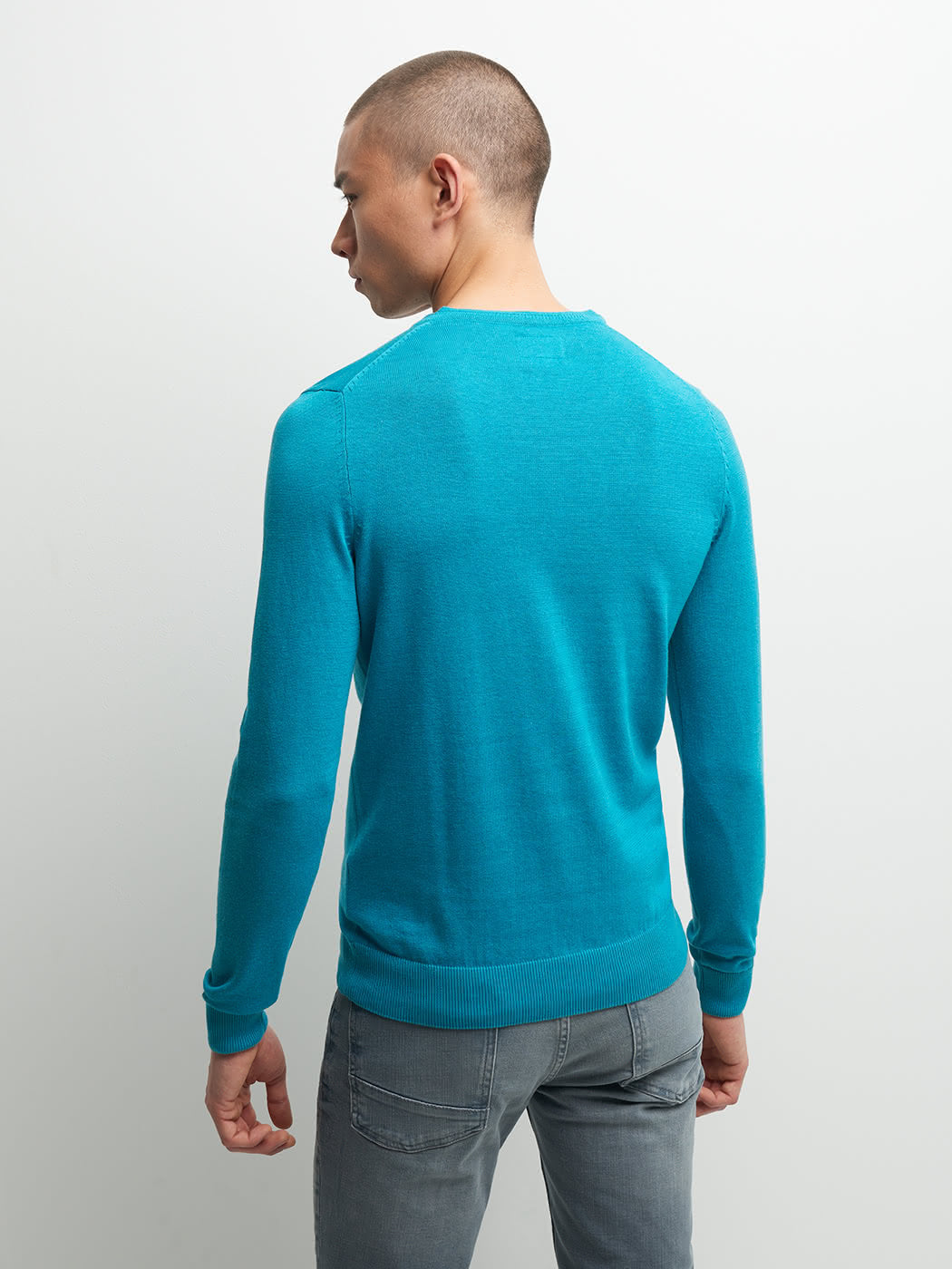 Pull col V en coton - DEVRED 1902
