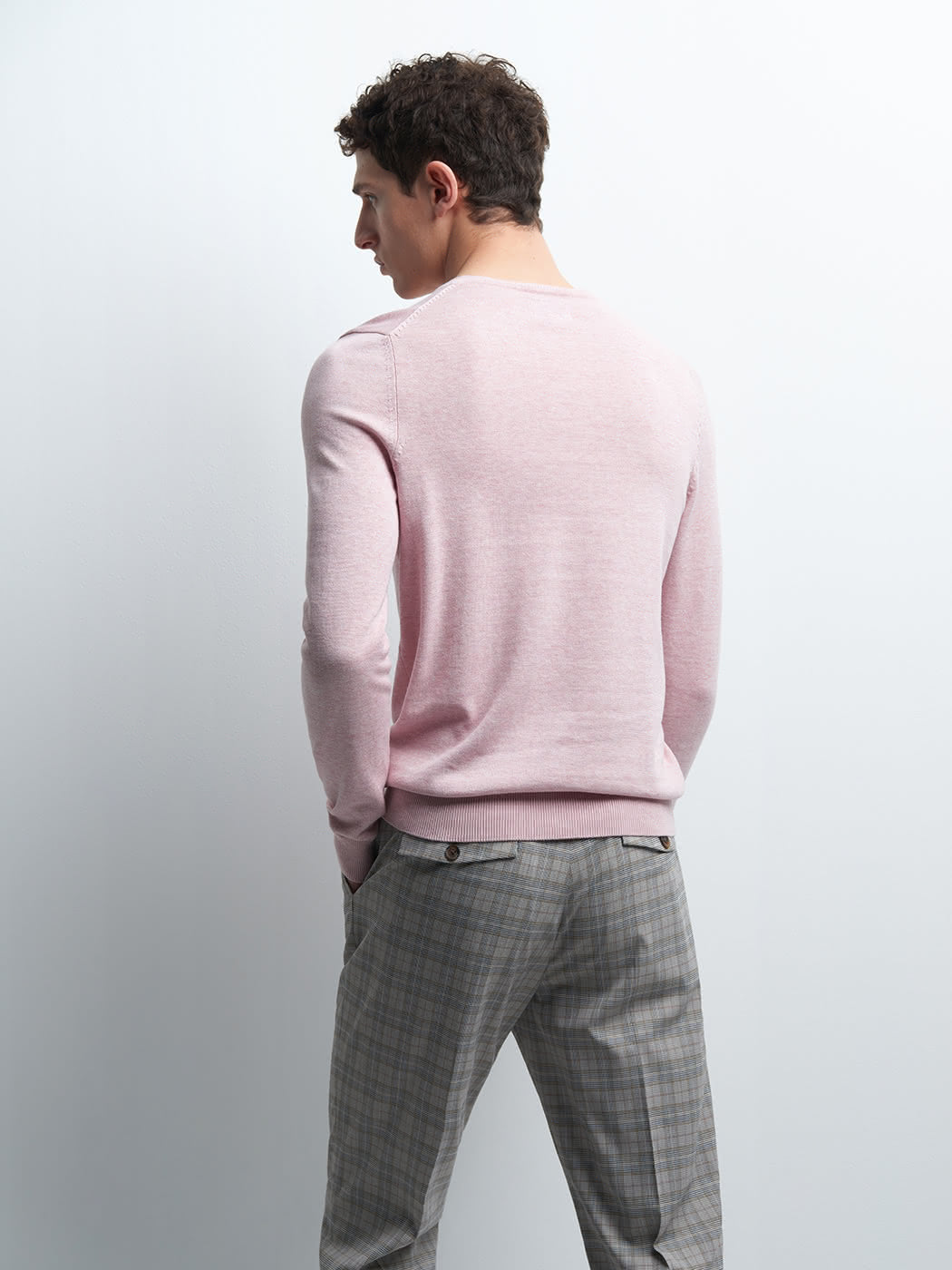 Pull col V en coton - DEVRED 1902