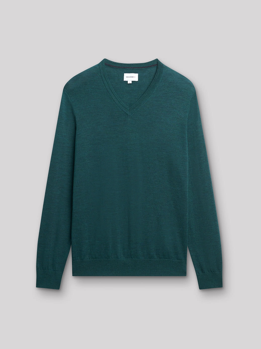 Pull col V en Laine Mérinos - DEVRED 1902