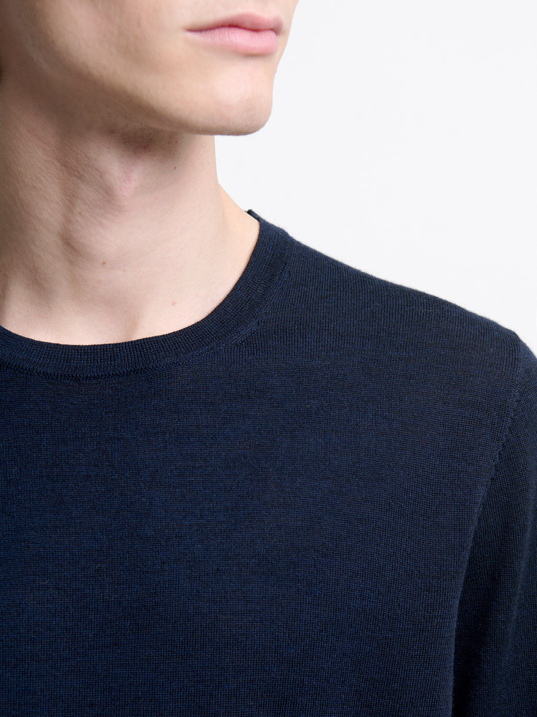 Pull col rond en laine Mérinos - DEVRED 1902