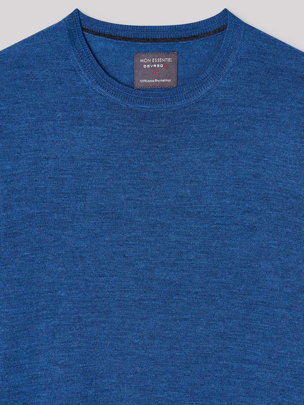 Pull col rond en Laine Mérinos - DEVRED 1902