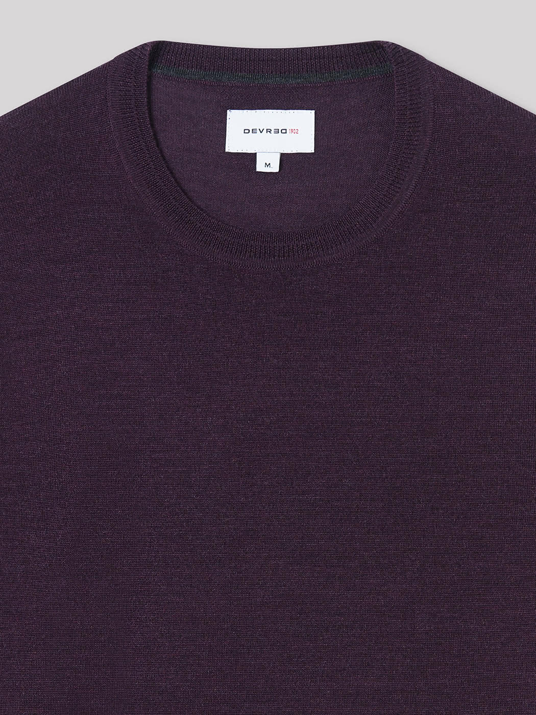 Pull col rond en Laine Mérinos - DEVRED 1902