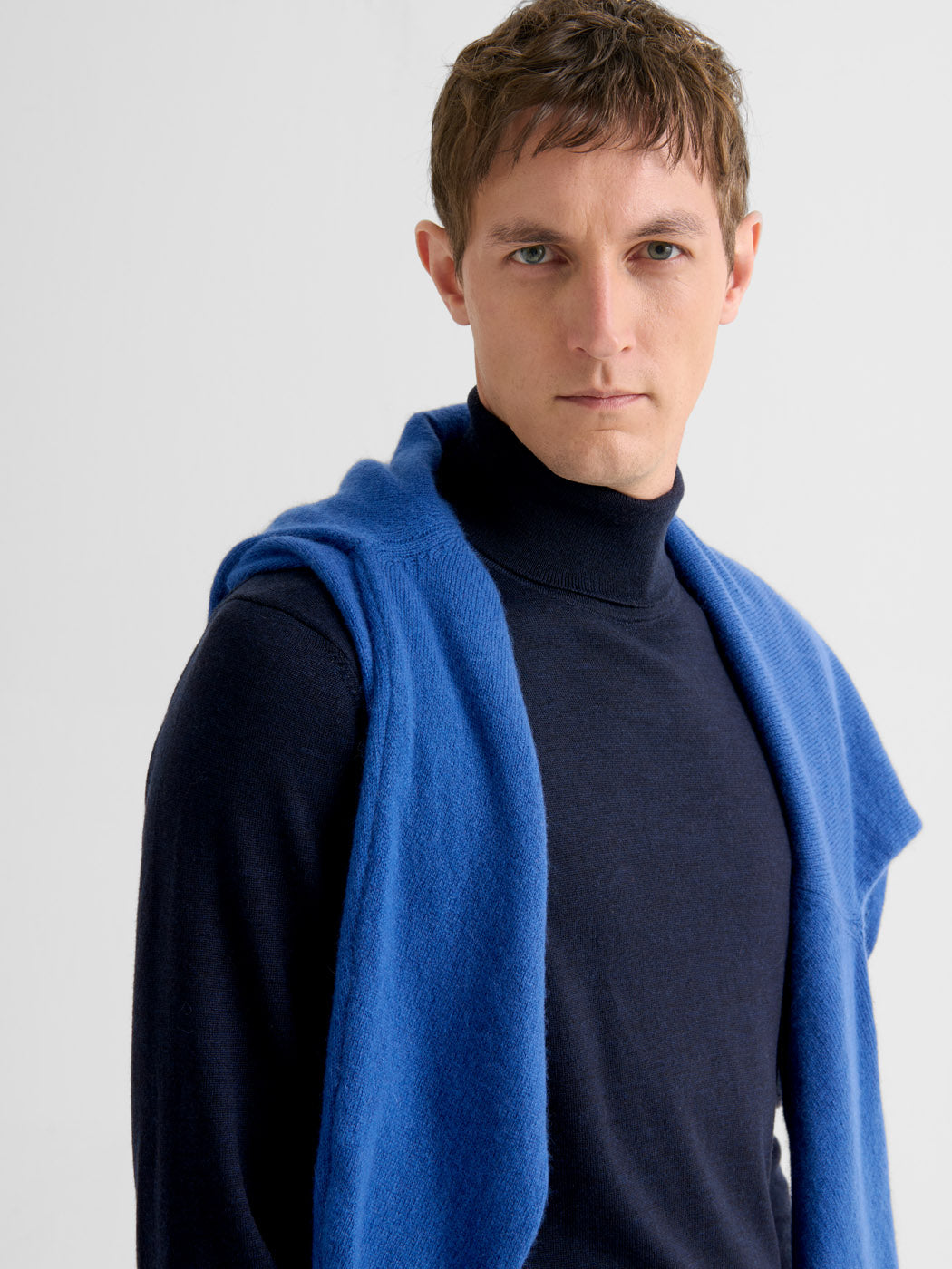Pull col roulé en laine Mérinos - DEVRED 1902