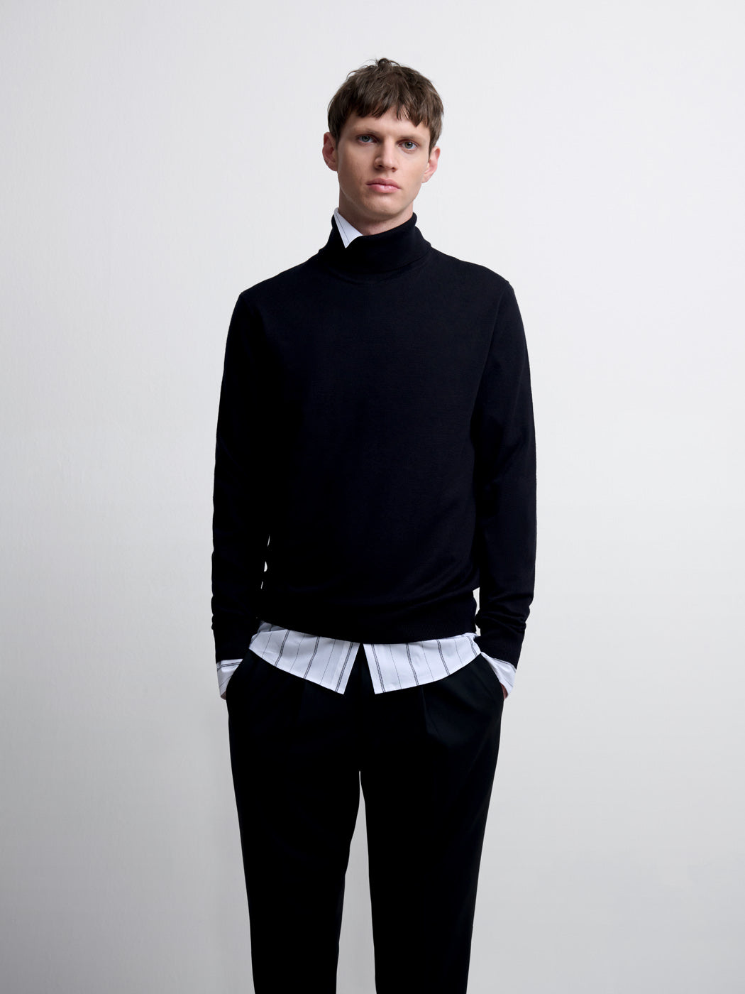 Pull col roulé en jersey - DEVRED 1902