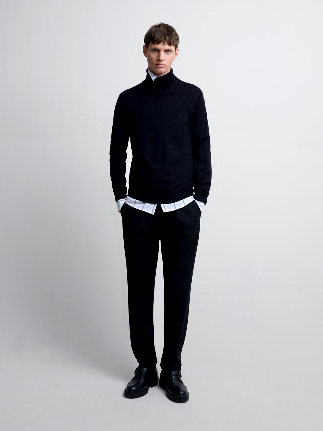 Pull col roulé en jersey - DEVRED 1902