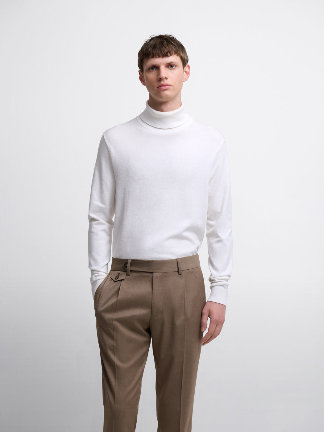Pull col roulé en jersey - DEVRED 1902