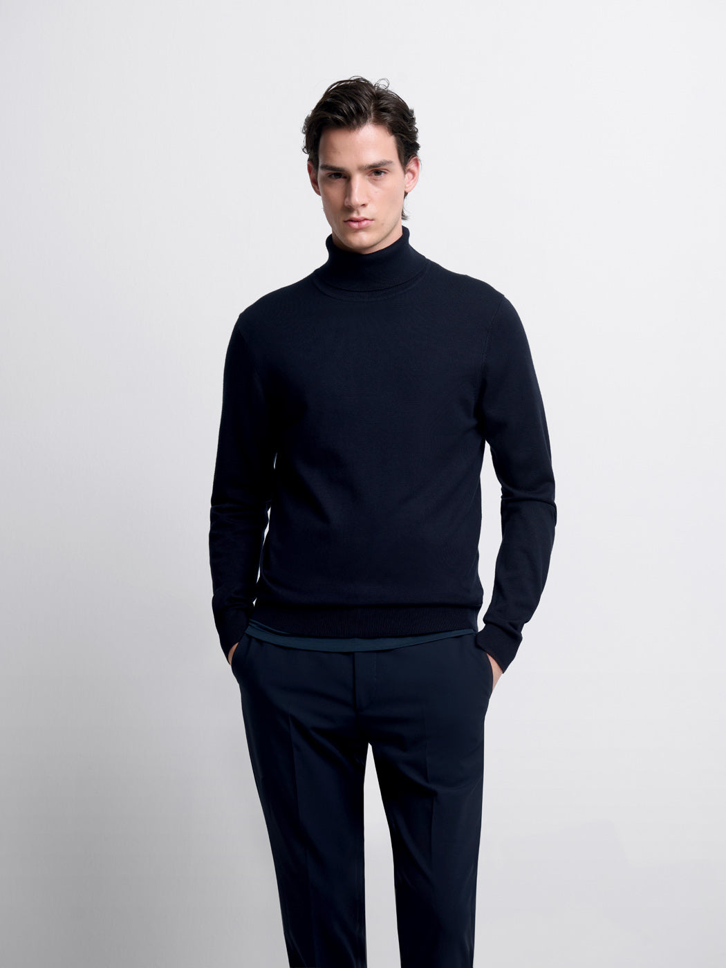 Pull col roulé en jersey - DEVRED 1902