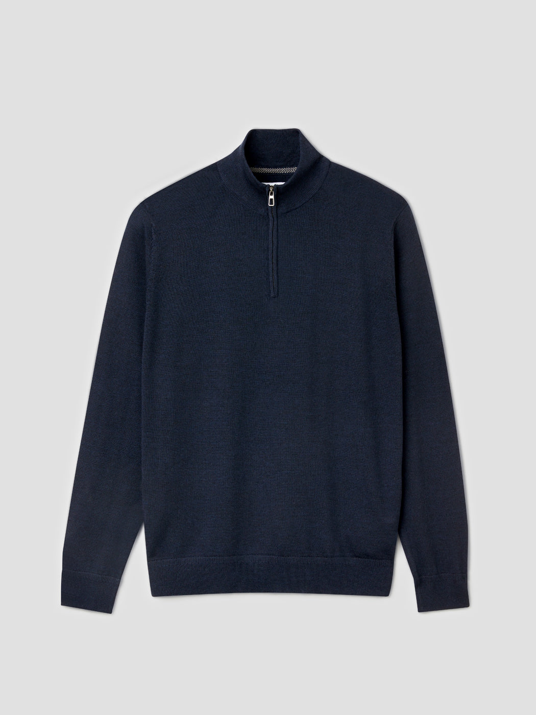 Pull col cheminée zippé en laine Mérinos - DEVRED 1902