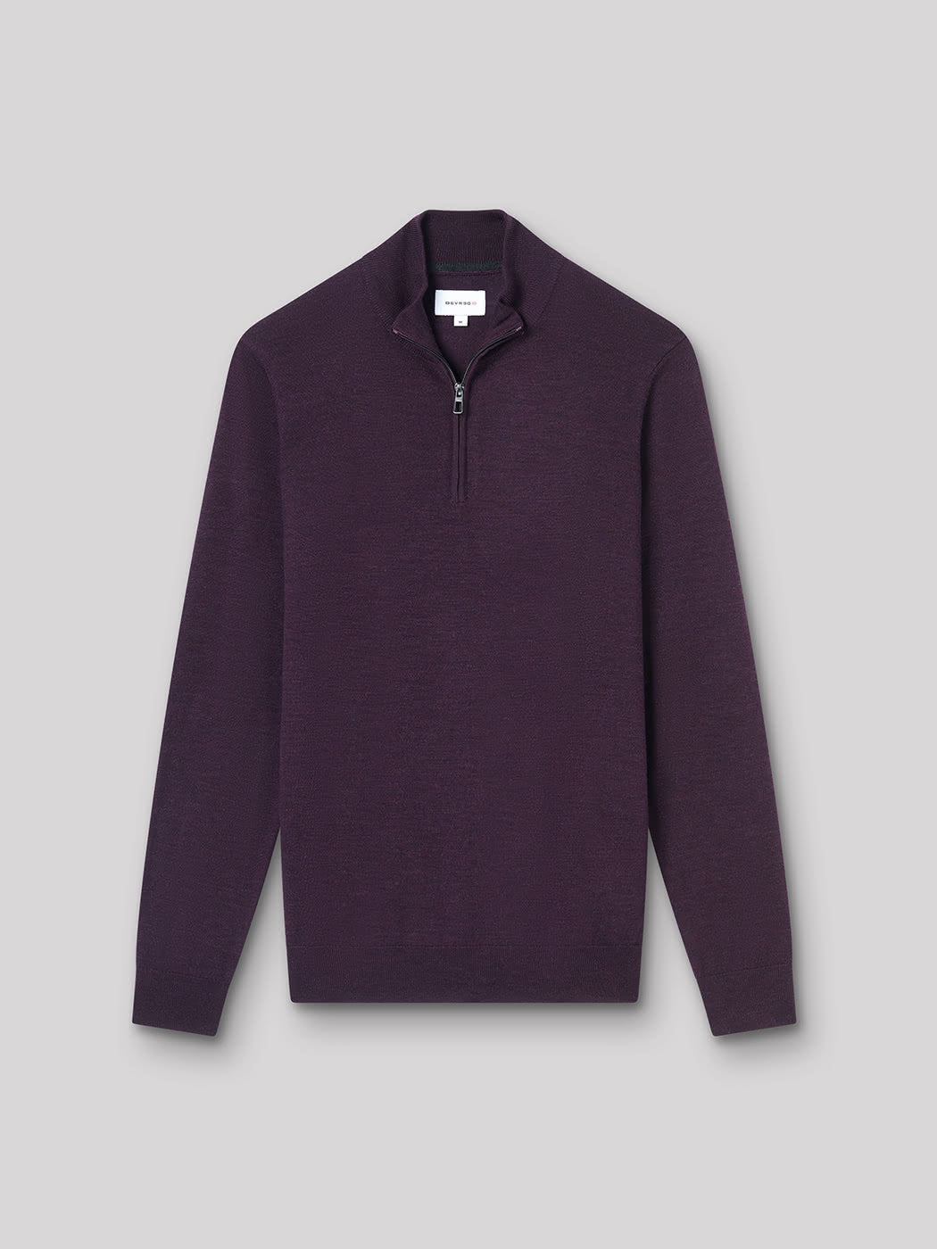 Pull col montant zippé en laine mérinos - DEVRED 1902