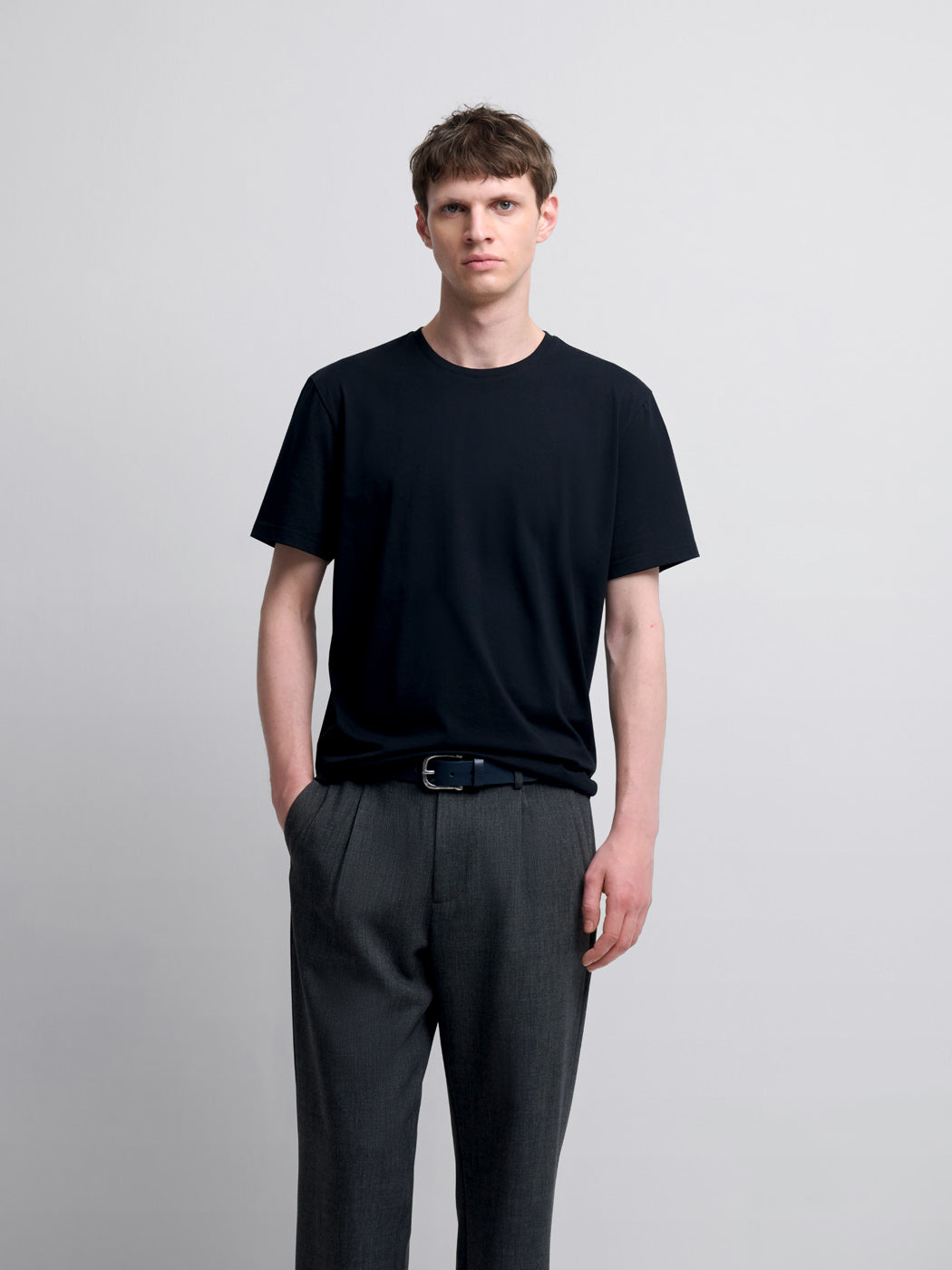 T-shirt col rond en coton Supima® - DEVRED 1902