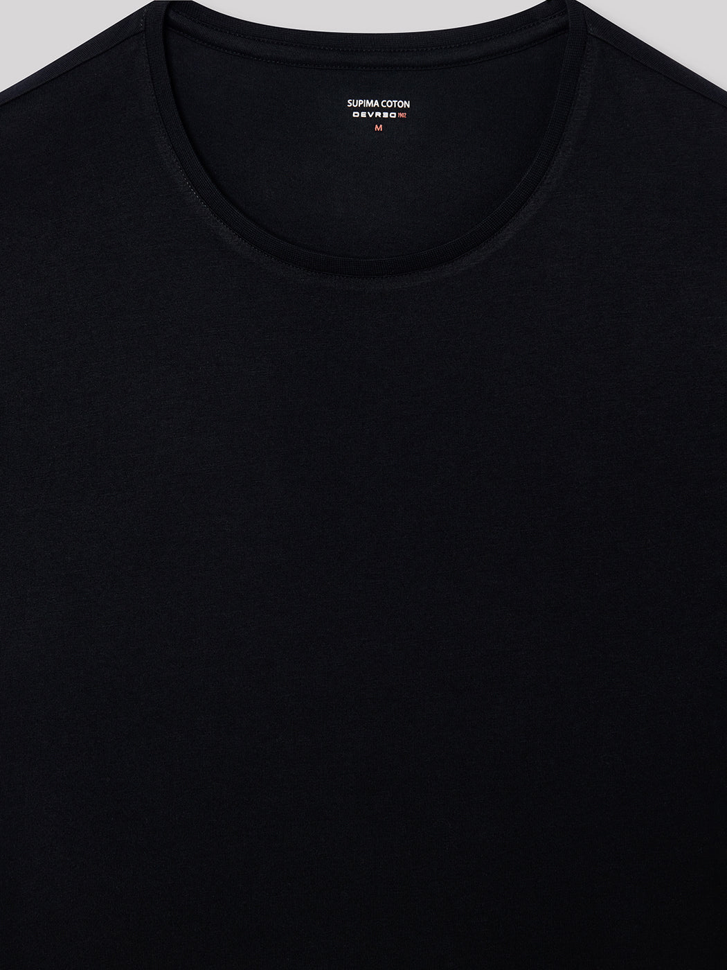 T-shirt col rond en coton Supima® - DEVRED 1902