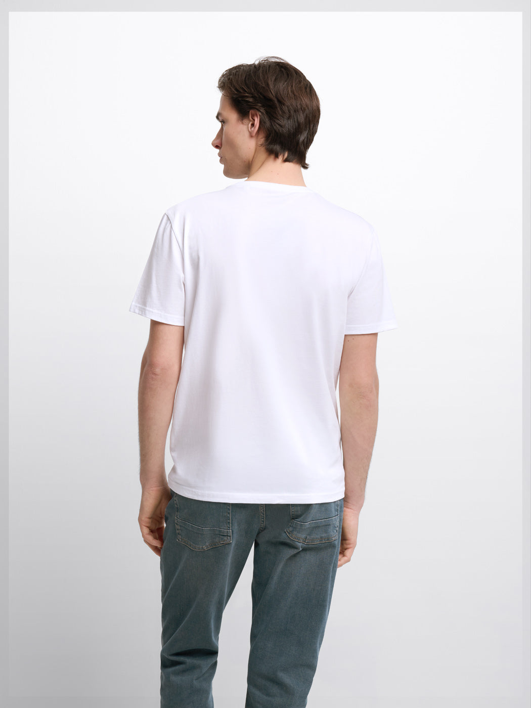 T-shirt col V en coton Supima® - DEVRED 1902