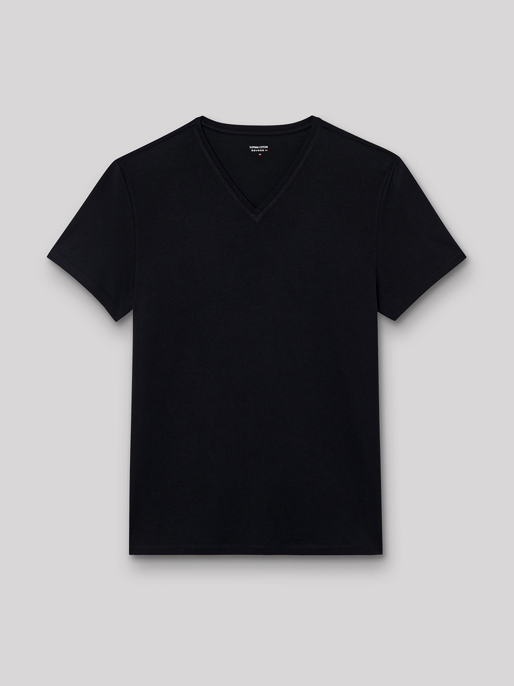 T-shirt col V en coton Supima® - DEVRED 1902