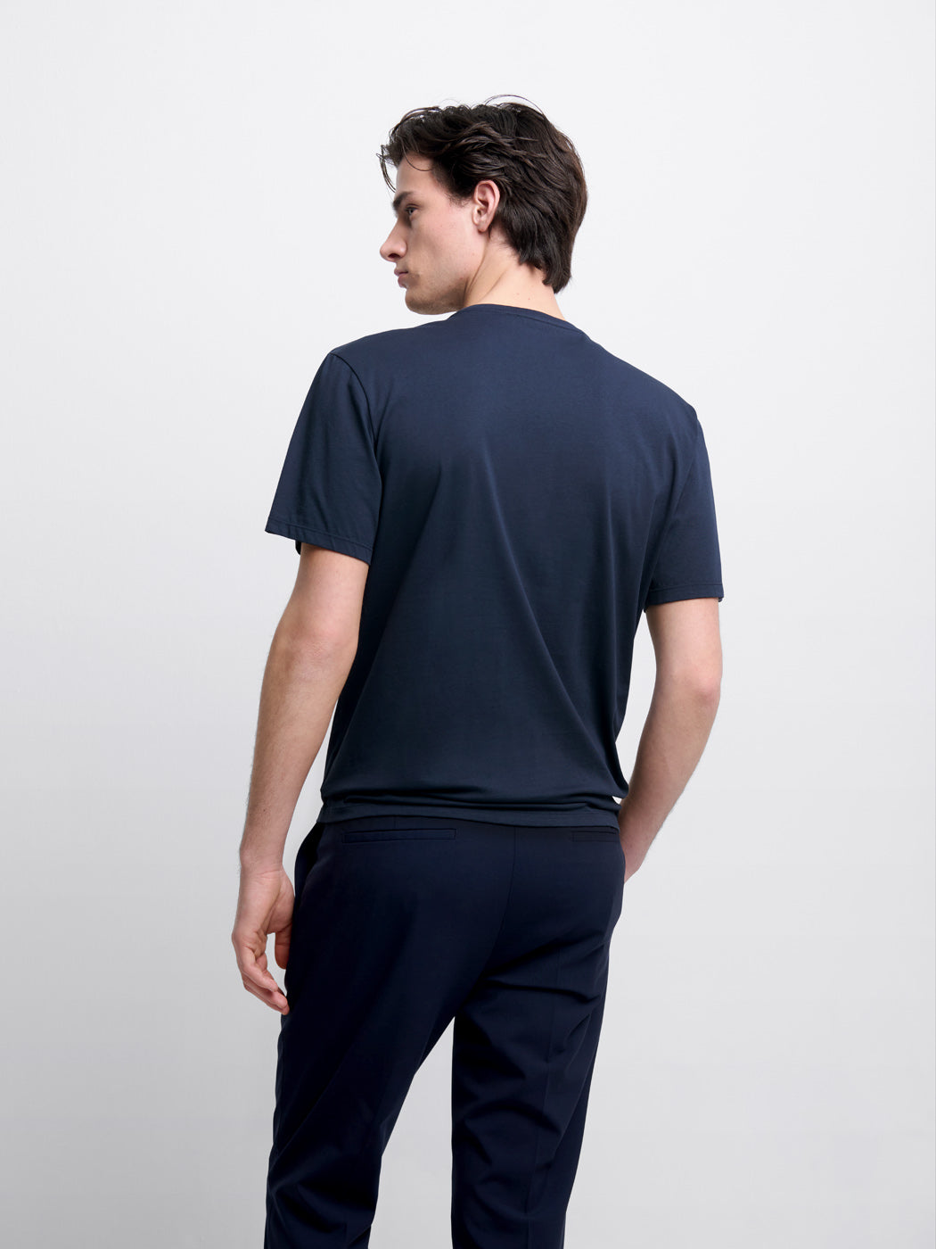 T-shirt col rond en coton Supima® - DEVRED 1902