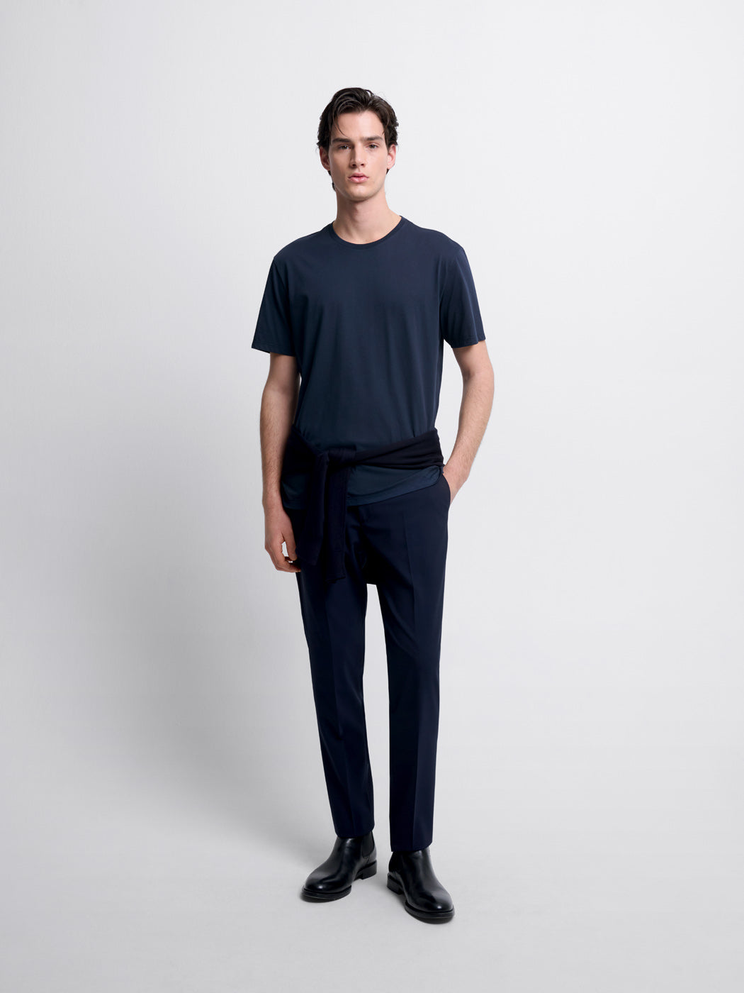 T-shirt col rond en coton Supima® - DEVRED 1902
