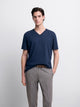 T-shirt col V en coton Supima® - DEVRED 1902