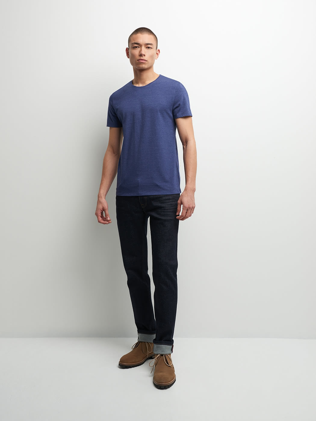 Tee shirt en coton supima® chiné - DEVRED 1902